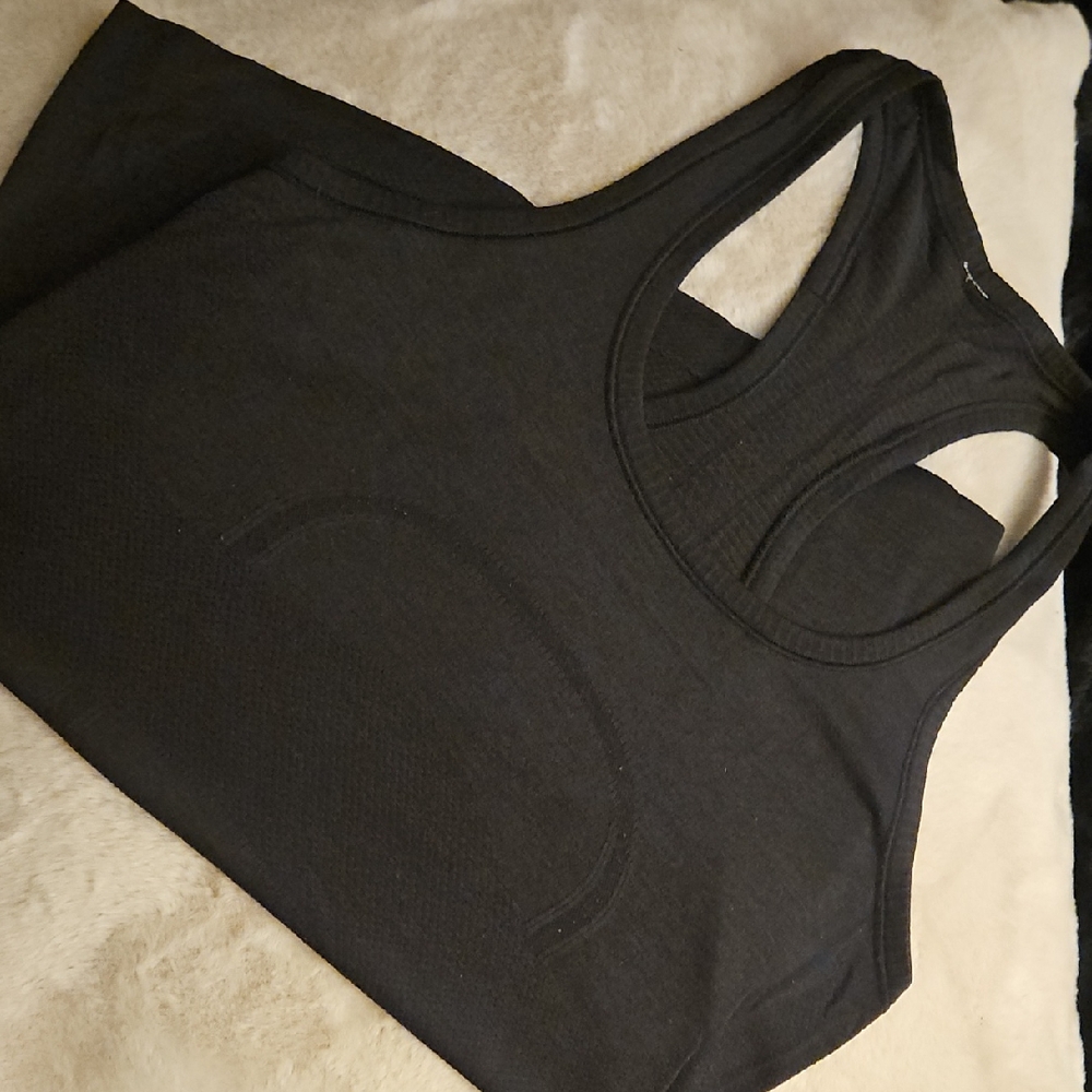 Lululemon Black Racerback Tank Top